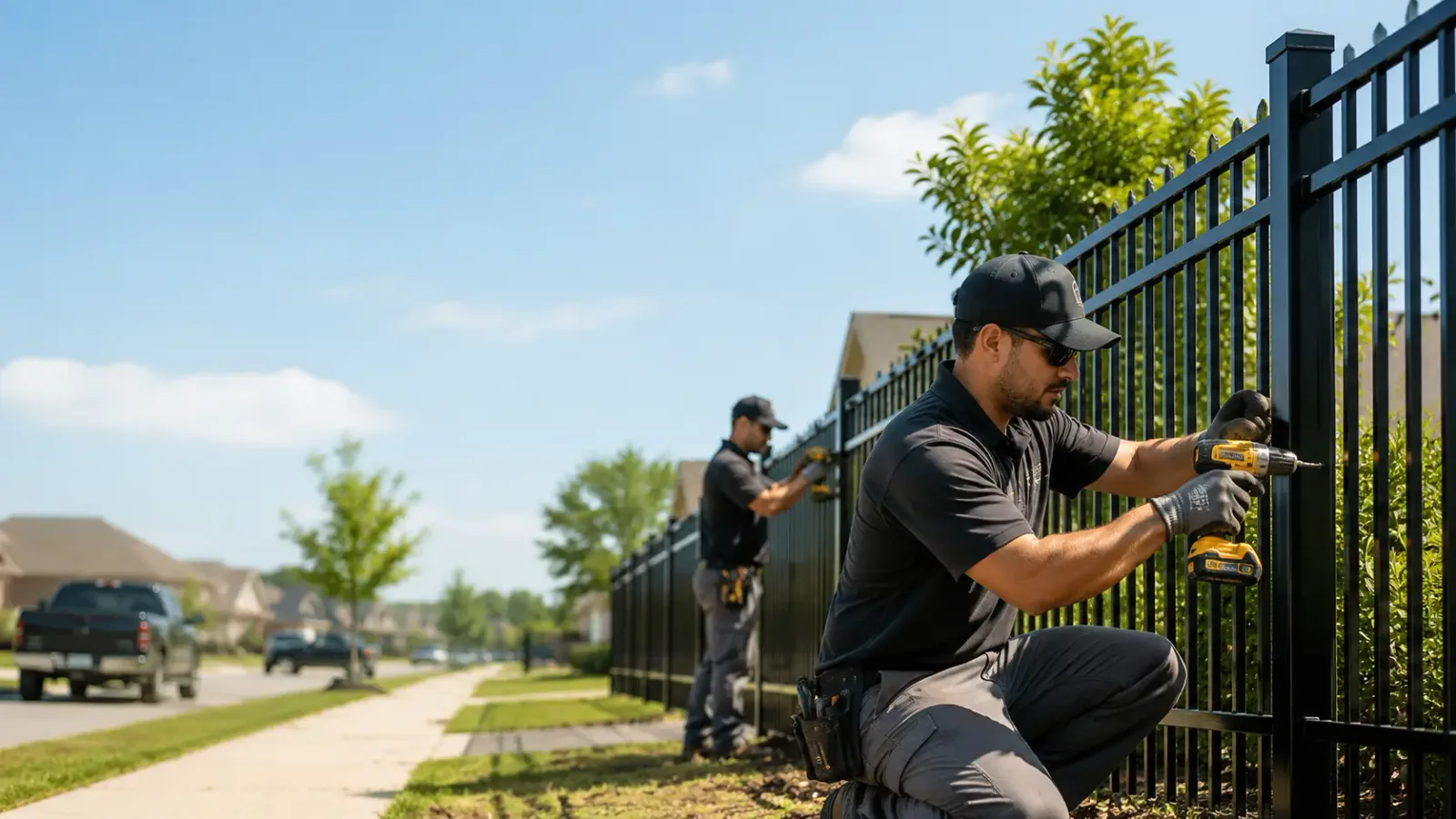 Metal Fence Installation in Wheelock, TX
